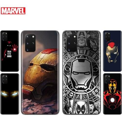 Marvel Iron Man Mech For Samsung S20 FE A91 A81 A72 A71 A52 A51 A42 A41 A32 A31 A21 A12 Lite Transparent Phone Case