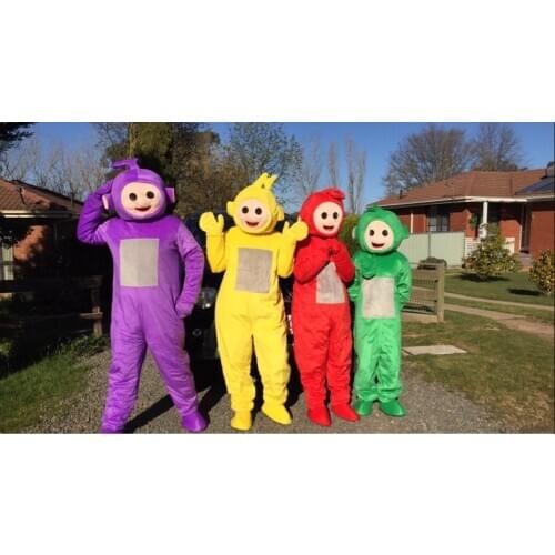 Adult Cute Teletubbies Mascot Costume Multiple Color Fancy Dress Festive costume cosplay CuteA Halloween Christmas