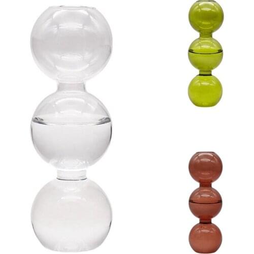 Home Decor Glass Vase Room Decor Crystal Vase Modern Hydroponic Plants European Fresh for Weddings Events Parties