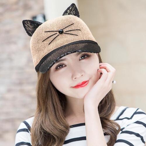 Student Hat girl summer sun hat baseball cap spring autumn cap Bonnet peaked cap Mens cap Womens cap Human hat Panama hat
