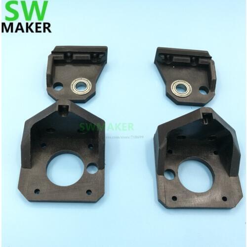 SWMAKER 4pcs/set Z end top improved Z axis bracket bottom/top bracket kit for Prusa I3 Hephestos/MK2 rework TR8 lead screw 8mm