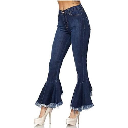 Wfamh Women's Cropped Jeans