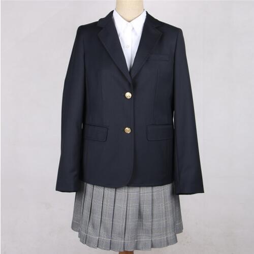 Japanese Korea School Uniforms Students School Dress Coat Adult Women JK Uniform Sailor Suit Jacket For Girls Anime Form Suits