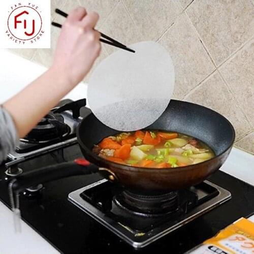 12Pcs/Bag Kitchen Food Oil Absorption Paper Food Grade Health Oil Filter Paper Kitchen Accessorie Home Clean Accessories