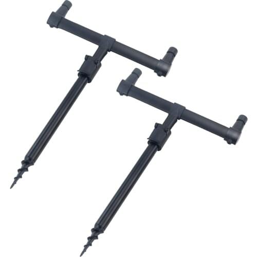 2+2 Carp Fishing Bank Sticks and Buzz Bars for Bite Alarms Rod Rest Butt Carp Fishing Accessories