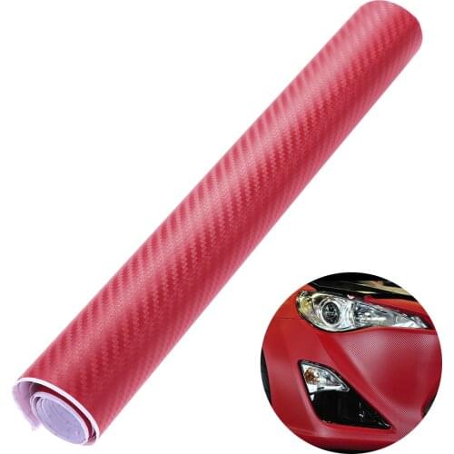3D Carbon Fiber Wrap Roll DIY Sticker for Car Auto Vehicle Decor 10 x 127CM