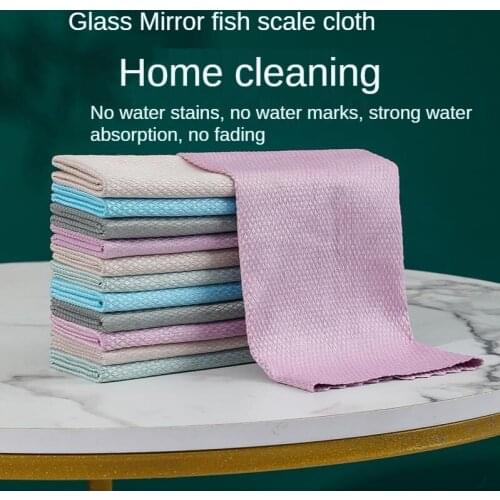 Scale Rag Large Thickened Kitchen Oilproof Lazy Towel Japanese Window Cleaning Car Waterless Printing Traceless