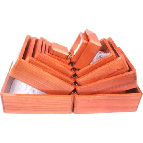Nest Of Boxes - Wooden Wooden Chinese Box Magic Tricks Vanished Object Appearing In The Box Stage Illusion Gimmick Props Funny