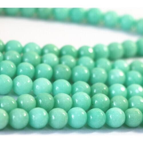 Fashion 2 type stone amazonite round/facerted round loose beads 4mm 6mm 8mm 10mm 12mm high quality diy jewelry 15inch B21