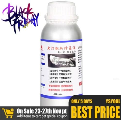 800ml Car Headlight Polish Repair Kit Headlight Refurbished Liquid Coating Agent Auto Car Headlight Repair Tool Car Maintenance