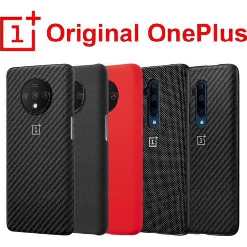 Oneplus 7 Pro Case Original 100% from Oneplus Official Protective Cover Nylon bumper Sandstone Case one plus 7 Oneplus 7T