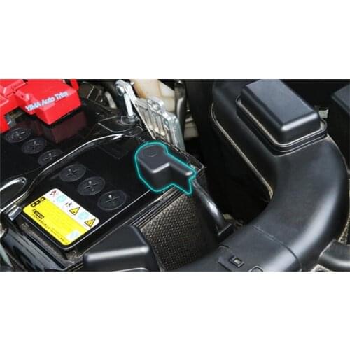 Lapetus Engine Hood Battery Anode Negative Electrode Cover Trim Fit For Nissan X-Trail X Trail T32 Rogue 2014 2015 2016