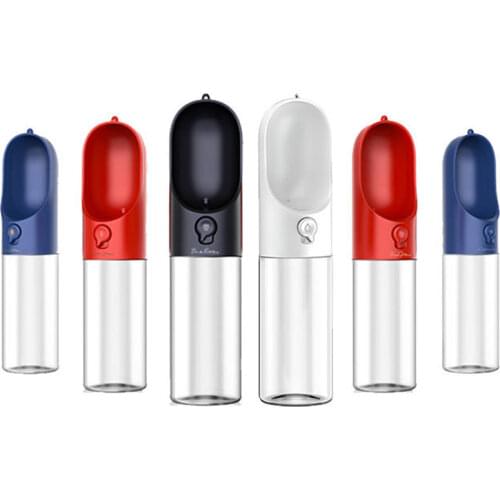 Portable Pet Dog Water Bottle 400ML Puppy Dogs Travel Puppy Cat Drinking Bowl Outdoor Cat Water Dispenser Feeder Cats Supplies