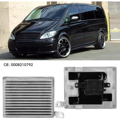 Blower Motor Resistor Regulator Fit For Mercedes Viano/Vito Van/Whiting Bus Heater Resistance 0008210792(Aluminum)