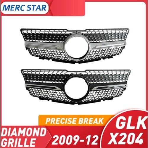 Rejilla de diamante apta para mercedes GLK X204... clase de GLK200... GLK220... GLK250... GLK350... GLK300 pecado emblema