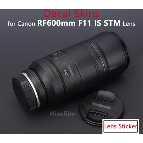 RF600 F11 Lens Decal Skin Vinyl Wrap Film for Canon RF600mm F11 IS STM Lens Protector Cover Wrap Sticker