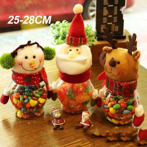Christmas decorations creative Christmas candy cans childrens nursery Christmas bags gift cans The best gift for children
