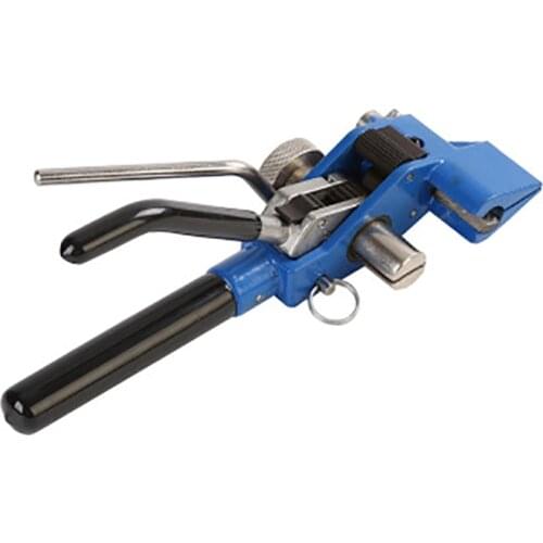 Stainless Steel Cable Tie Pliers Gear Packing Machine Width 4.6-24mm Thickness 0-1.2mm Steel Cable Tie Tightening Hand Tools