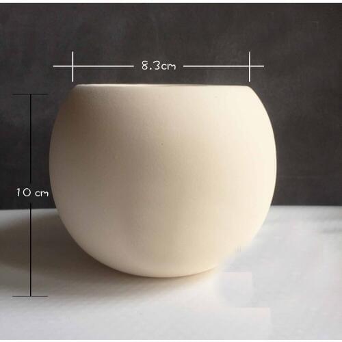 DIY flower pot silicone mold concrete cement Modern stylele Succulent plants pottery cement flower pots 3d vase flower pots mold