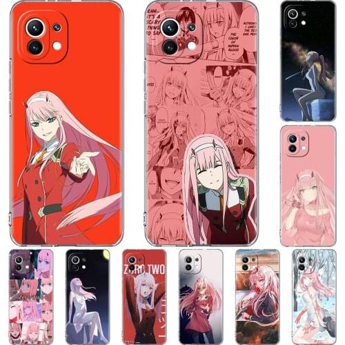 Silicone Phone Case For Xiaomi Mi Poco X3 NFC 10T Pro 11 M3 Note 10 Lite F3 9T F1 11i Clear Soft Cover Darling In The FranXX Cas