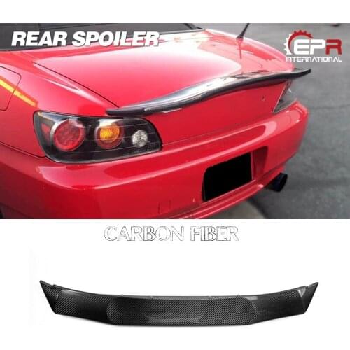 Car Styling For Honda S2000 AP1 AP2 K1 Carbon Fiber Lab Style Trunk Spoiler Fibre Rear Wing Body Kits