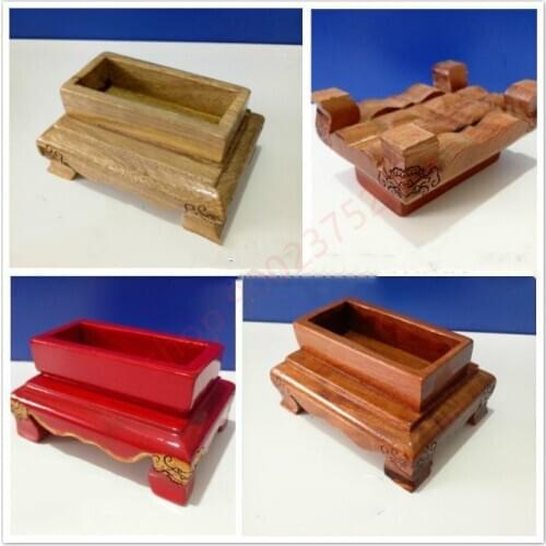 Taoist articles, Taoist tools, Taoist seal base, seal token base, varnish base, mahogany, log color base