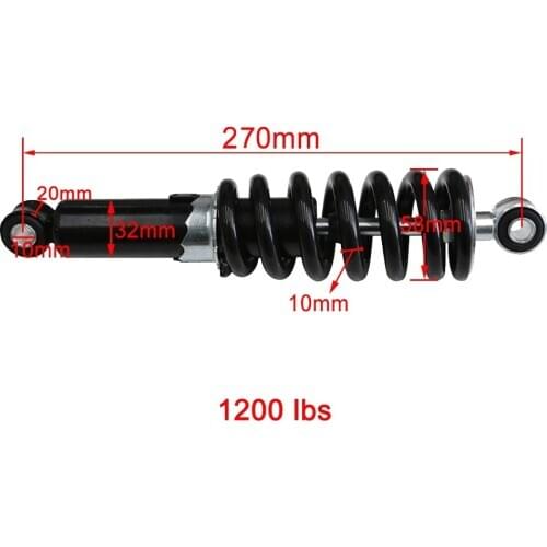 270mm Rear shock suspension mecanic spring Shock Absorber for 110/125/140/150/160cc Motorcycle Quad Dirt Pit Bikes