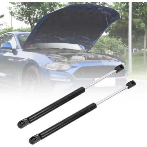 80% Hot Sales!! 2Pcs Carbon Steel Front Hood Gas Lift Shock Strut Hydraulic Bonnet Support for Ford Mustang 2015-2018