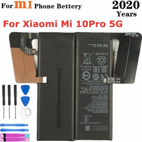For XiaoMi Phone Battery BM4M for Xiaomi Mi 10 Pro 5G Xiaomi 10Pro Mi10 Pro 4400mAh With Tools 2020 Years