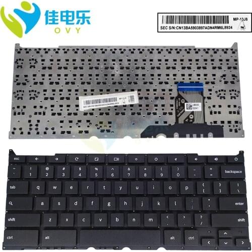 US English keyboard for Samsung Chromebook XE501C13 S02US K02US XE500C13 MP-13J8 black replacement keyboards laptop parts New