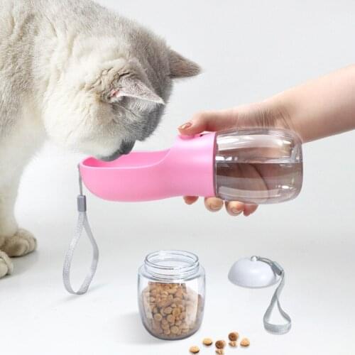 Dog Water Bottle Portable Cats Dogs Drinking Water Bottles Outdoor Travel Pet Waterer Feeding For Puppy Kitty Pets Accessories