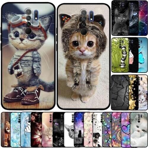 Phone Case For Xiaomi Redmi 9 Case Silicon Cute Back Cover For Redmi 9 Soft Case Etui Coque Bumper Shockproof Protective Bags