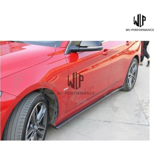 F52 New Style High Quality Carbon Fiber Side Skirts Splitters Car Body Kit For BMW F52 New 1 Series Car Styling 2017-Up