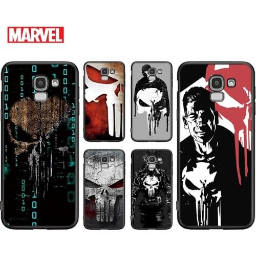 Marvel Punisher For Samsung Galaxy J8 J7 J6 J5 J4 J3 J530 j730 Duo Core EU Prime Star 2018 2017 2016 Phone Case