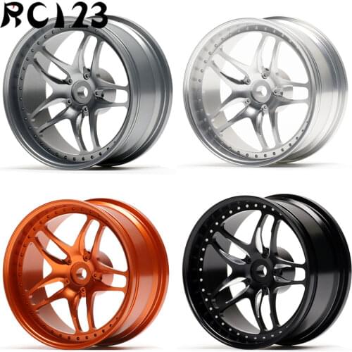 Alloy Wheel Hub Rims 3mm Offset 4Pcs for RC Car 1/10 On Road Drift Rock Traxxas HSP Sakura Kyosho Tamiya HPI RedCat