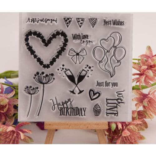 Love Clear Stamp Or stamp for DIY Scrapbooking/Card Making/Kids Fun Decoration Supplies A685