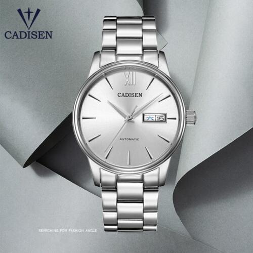 2020 New CADISEN men‘s watches automatic mechanical watch men Fashion Business wristwatch Men NH36 Movement Waterproof Clock Man