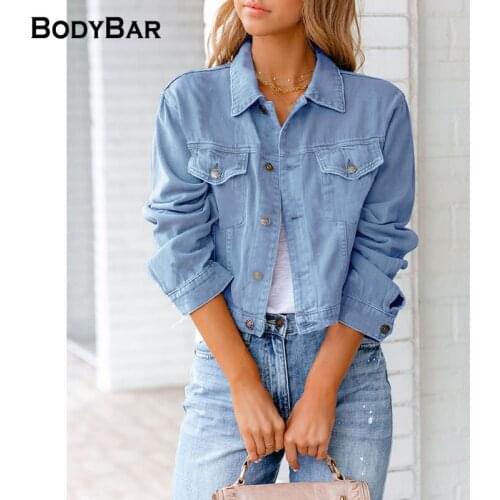 Autumn Baseball Denim Jacket Women Vintage Khaki Feminina Coat Loose Harajuku Buttons Jacket Long Sleeves Ladies Casual Jackets