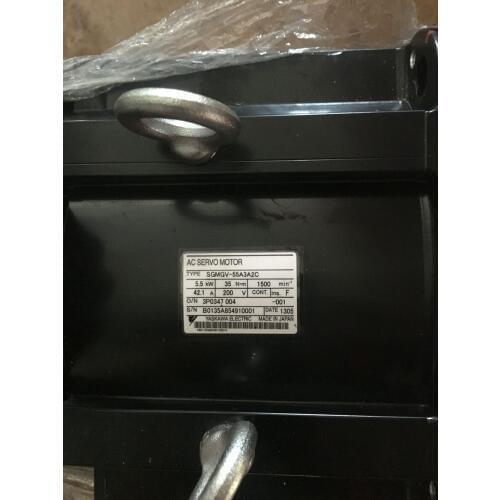 Servo motor SGMGV-55A3A2C , Used one , 90% appearance new , 3 months warranty , fastly shipping