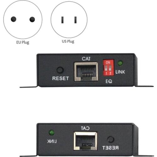 HDMI-Compatible POC Extender 150M HDMI-Compatible Extender 492Ft with IR over Single RJ45 Cat6/7 Cable
