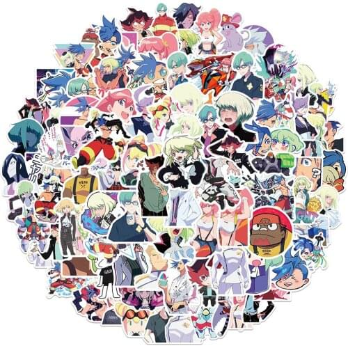 10/30/50/100PCS Anime Movie PROMARE Stickers DIY Skateboard Fridge Guitar Laptop Motorcycle Travel Luggage Cartoon Cool Sticker