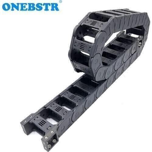 1 Meter 20x57mm Transmissin Chain Drag Wire Carrier Cable Bridge Open On Both Sides For CNC Router Machine Tools Free Shipping