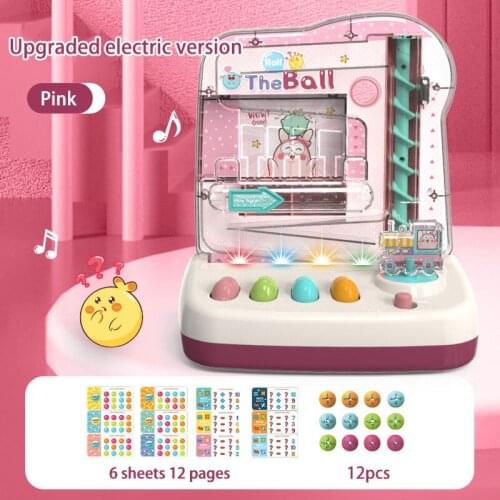 Educational Track Rolling Ball Games Electronic Color Matching Puzzle for Kids Children Early learning Montessori Math Toys