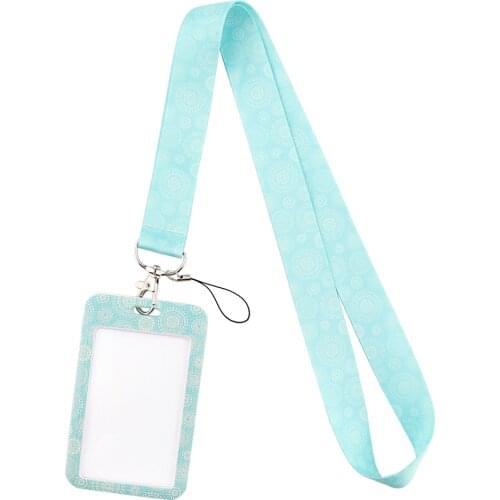 YL577 Bohemian Neck Strap Lanyards Keychain Holder ID Card Pass Hang Rope Lariat Badge Holder Key Ring Accessories
