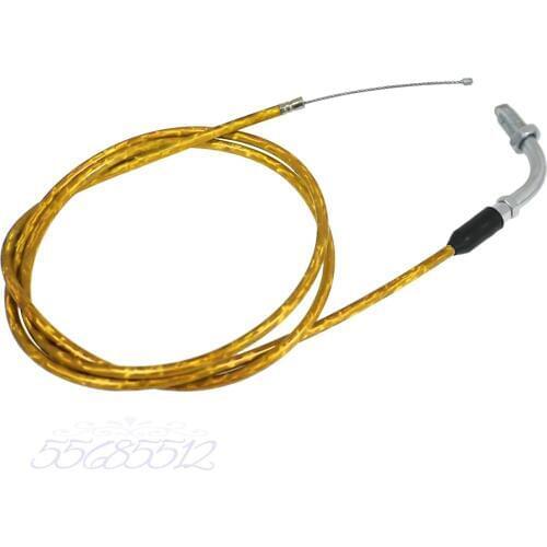 Yellow 130cm Throttle Line Fit 49cc 60cc 66cc 80cc Motorized Bicycle
