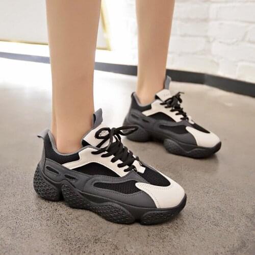 2021 Summer Womens Sneakers Summer Outdoor Sports Shoes Leisure Comfortable Lace Up Plus Size Shoes Zapatos De Mujer