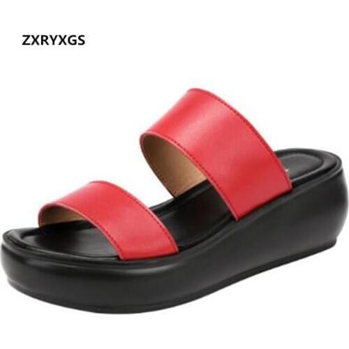 Hot 2021 New Summer Open Shoes Summer Woman Slippers Platform Increase Shoes Wedges Sandals Women Sandal Shoes Shoes Size 32-43