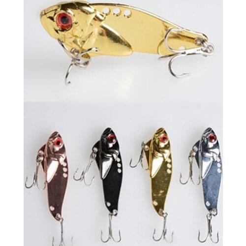 1Pc Professional Metal Fishing Lures Bass Crank Bait Spoon Crank Bait Tackle with Hooks