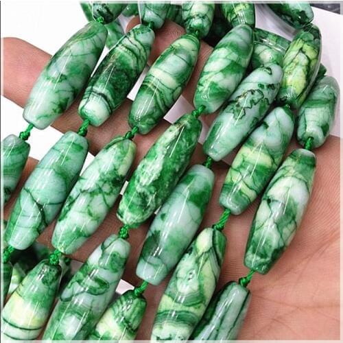 12pcs natural gem stone beads drum shape size 25x17mm many colors choices crazy agatee stone wholesale beads parts factory selli