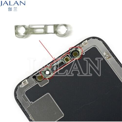 50pcs/bag Plastic Holder Kit of Front Camera Ring For iPhone X XS MAX XR 11 11Pro Max Repair With Light Sensor Bracket Clip